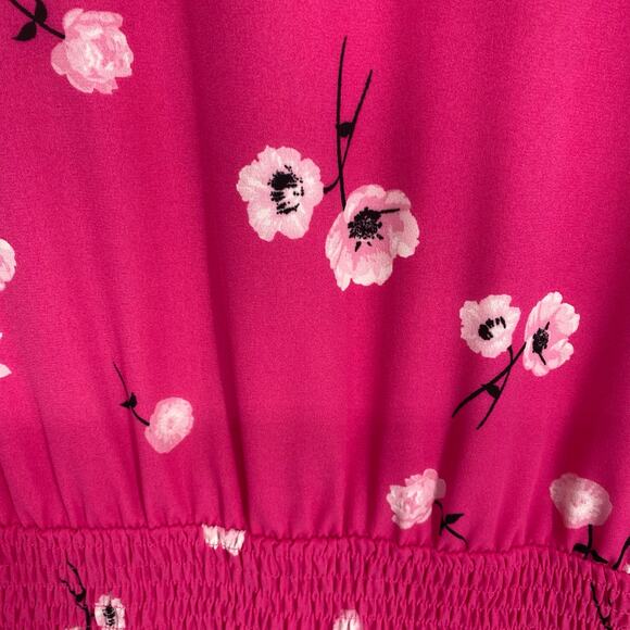 Maison Jules Dress Women’s Large Pink Floral Feminine Romantic - Picture 4 of 9